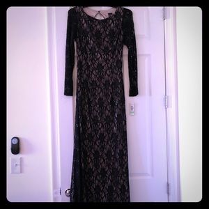 🆕 Night Way Lace Sequined Evening  Gown